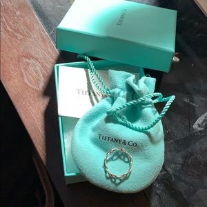 Tiffany & Co. Sterling Silver Infinity Band Ring
